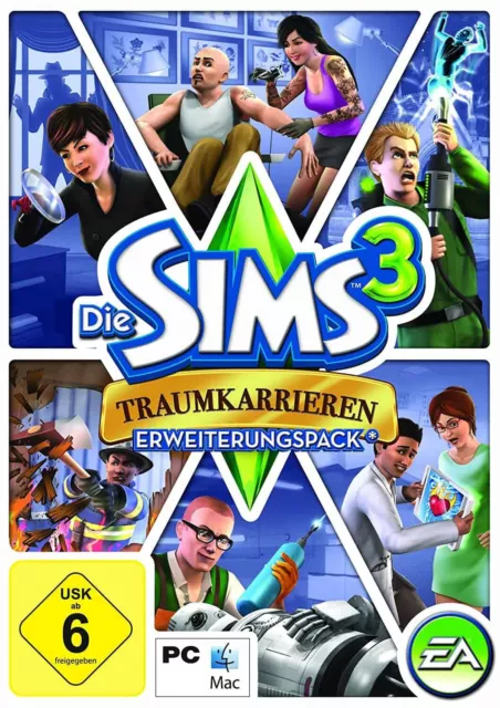 Die Sims 3: Traumkarrieren PC/Mac Download Erweiterung EA App / Origin Code