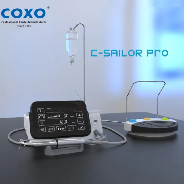 COXO Dental C Sailor Pro Implant Motor System LED 20:1 Surgical Handpiece E Type