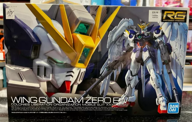 RG Wing Gundam Zero EW - New Mobile Report Gundam Wing:Endless Waltz - NIB (#21)