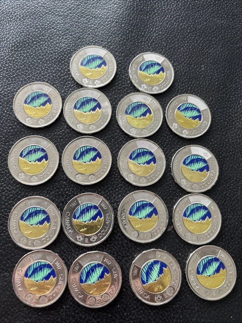 2017 Canada 150 - 5 coin gift set w Glow in dark toonie (Dance of Spirits