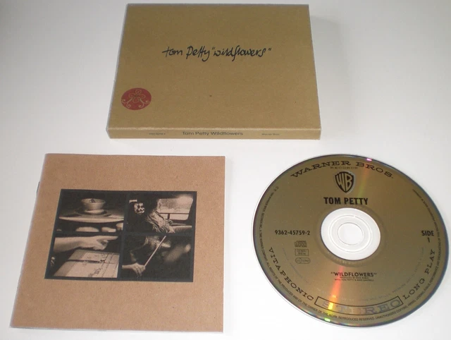 CD - TOM PETTY - WILDFLOWERS  - GERMANY 1989 - IN SCHUBER - nmint m. Ringo Starr