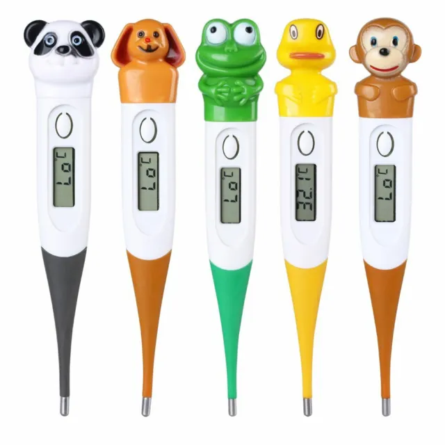 Baby Care Thermometer Temperature Measuring Device Animal Shape Soft Touch Tip