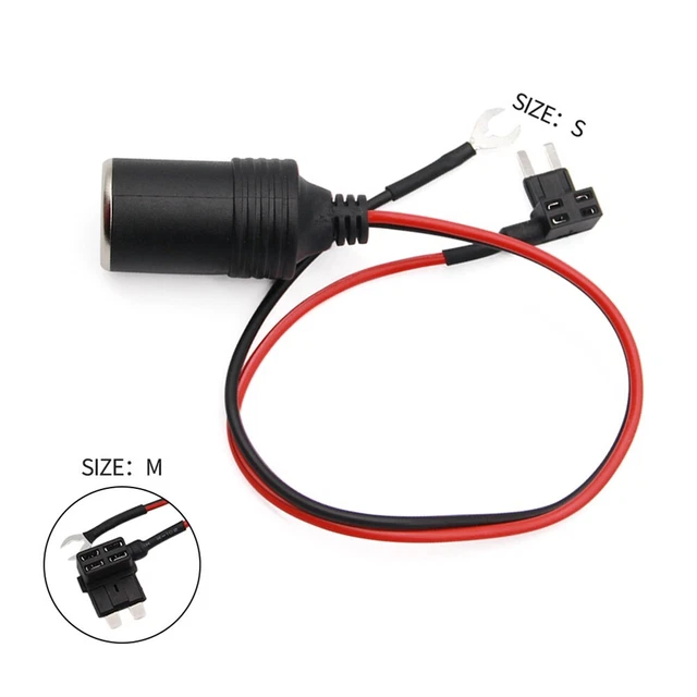 Fusible Voiture Caméra Emporter Électrique Petit 1 Pièce Noir Connexion Kit