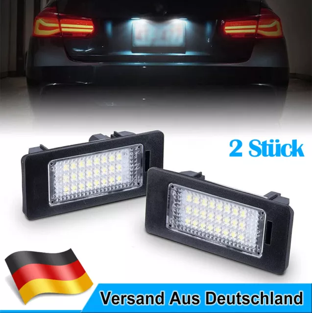 2X LED Kennzeichenbeleuchtung Für BMW E39 E60 E61 E90 E91 E92 E93 E82 E88 E70E71