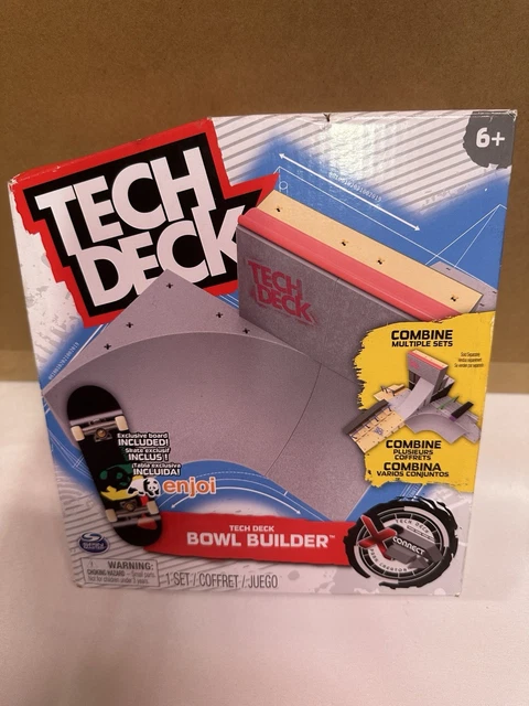 TECH DECK BOWL Builder X-Connect Fingerboard Skate Park Playset £8.90 ...