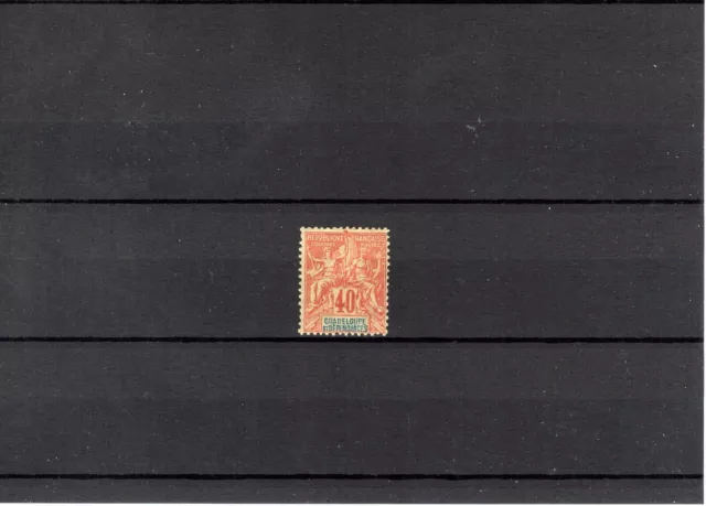 Timbre Guadeloupe France Colonie 1892 N°36 Neuf* Mh