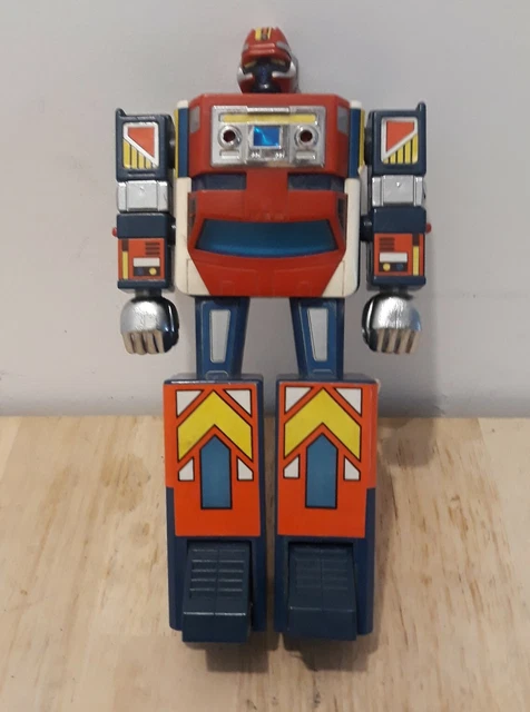 Robot Maskman Bioman 2 Biogalaxy Bandai 1987 - Avec Boîte - Pièces Manquantes (missiles)
