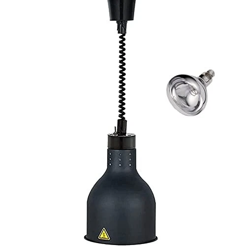 190mm Food Heat Lamp Warmer Food Warmer Lamp With Bulb 250w Commercial Food Warm