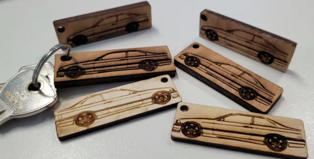 Porte-clés BMW E36 en bois