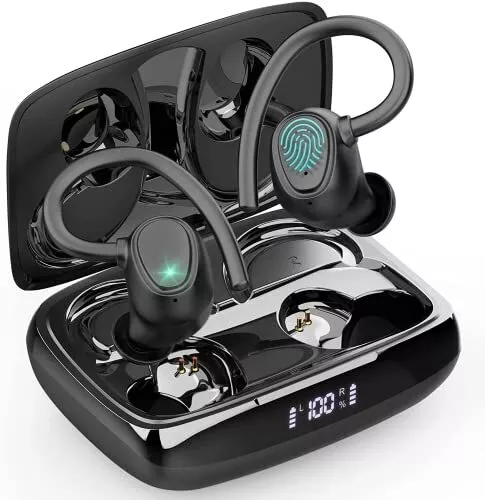 Ecouteur Bluetooth 5.1 Ecouteurs sans Fil Sport IPX7 Étanche Oreillette Bluet...