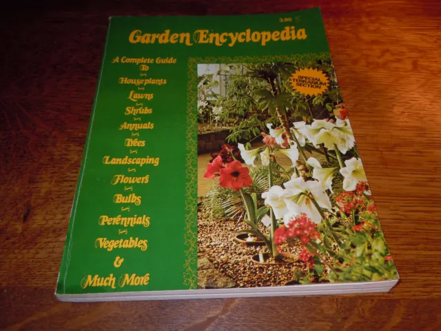Vintage 1973 " Garden Encyclopedia " A Complete Guide To Trees,Shrubs,Flowers+++