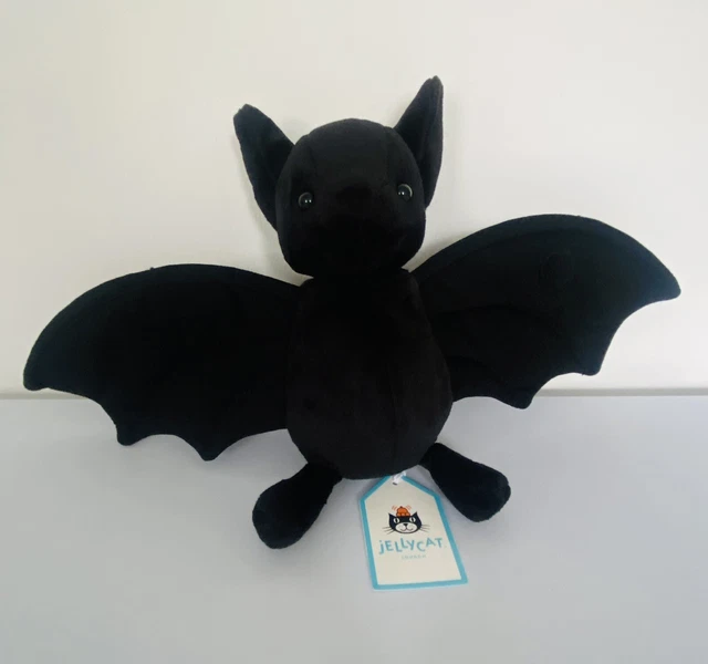 JELLYCAT WRAPABAT BLACK Bat New Kawaii Plushie Collectable