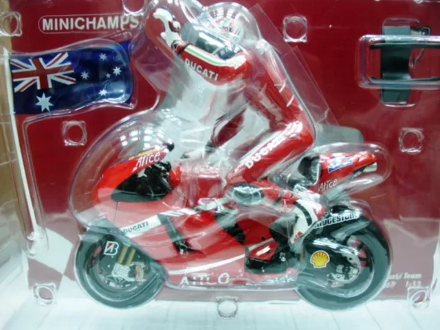 WOW EXTREMELY RARE Ducati Desmosedici GP7  Stoner 2007 Australia 1:12 Minichamps