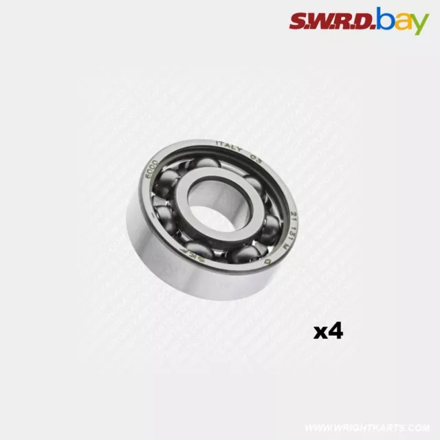 Skf 6000" Cuscinetto ""Explorer"" (X4) (26x10 mm)