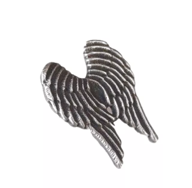 Alas de Ángel Hecho a Mano De Peltre Inglés Pin de Solapa