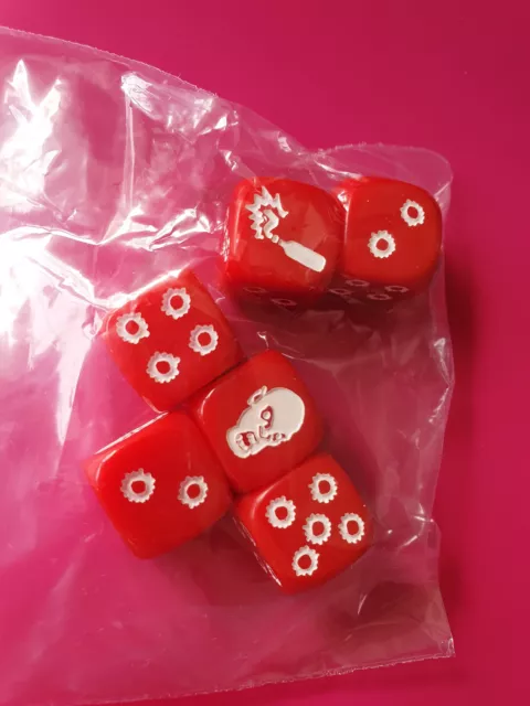 Zombicide 2nd 1st  SPECIAL RED  DICE PACK - NEU -