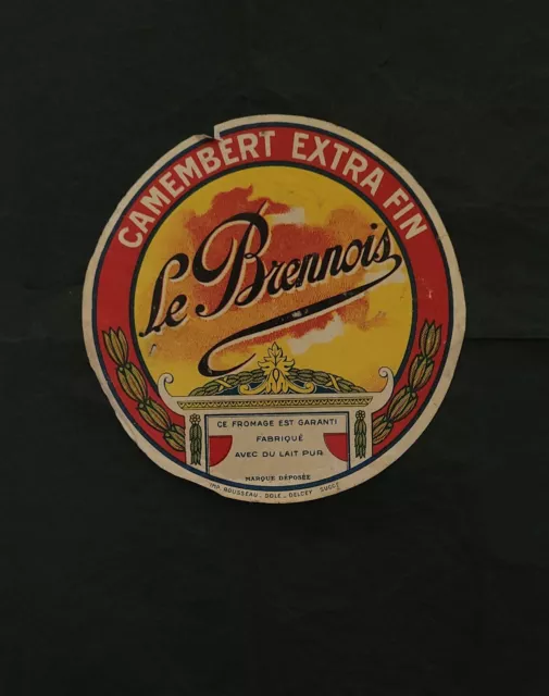 Etiquette De Fromage Camembert Extra Fin Le Brennois (Non Située)