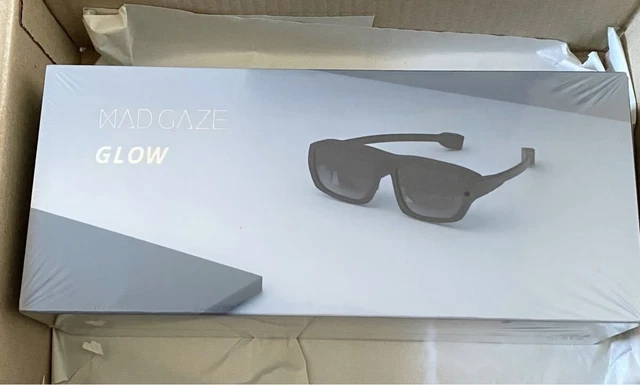 Mad Gaze Glow Black Augmented Reality Smart Glasses new