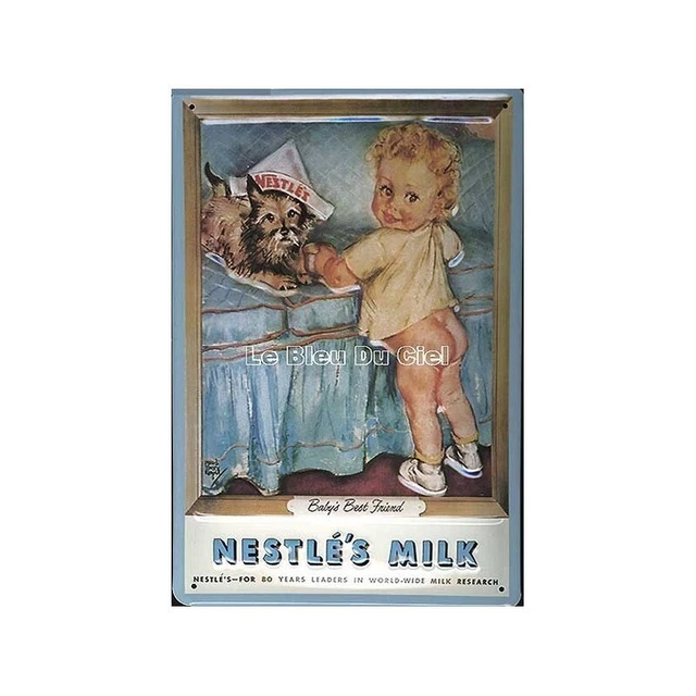 Plaque Métal Pub Ancienne SINGER – 30 X 20 Cm – Déco Vintage Neuve