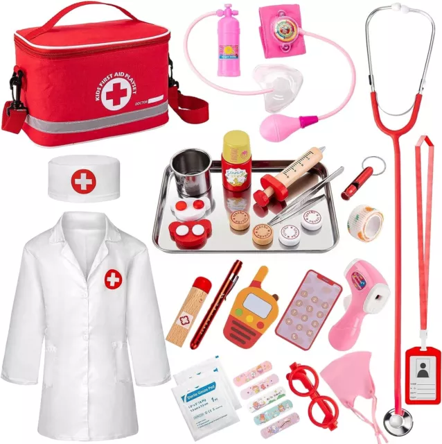 MALETTE DOCTEUR ENFANT Kit de Médecin Jouets Déguisement de