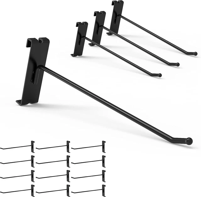 Gridwall Hooks 8 Inch, 32PC Display Hooks for Grid Wall, Hooks for Grid