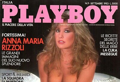 rivista PLAYBOY anno 1983 numero 9 Anna Maria Rizzoli