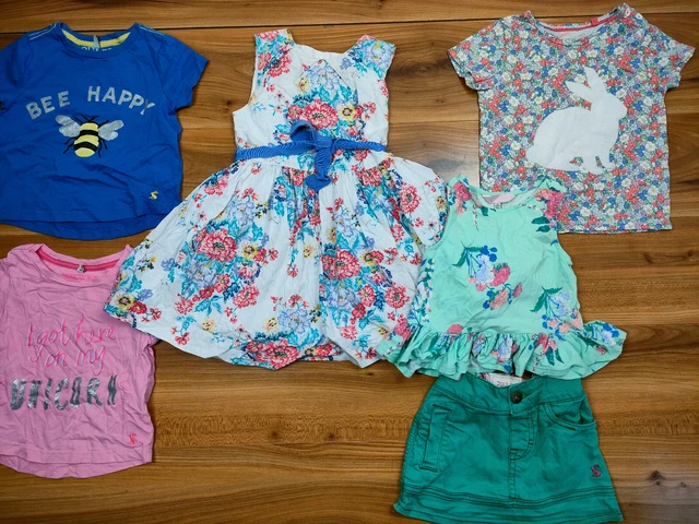 {B25} Joules Mini Boden girls 2-3 years summer bundle dress top skirt