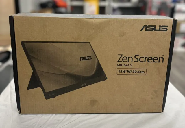 ASUS MB MB16AC 15.6" 1080P ZenScreen Portable USB Monitor (NEVER USED/OPEN BOX)