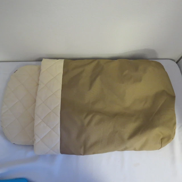 Bugaboo Frog Poussette Couffin Matelas Beige Toile Bébé Nacelle Housse Tissu