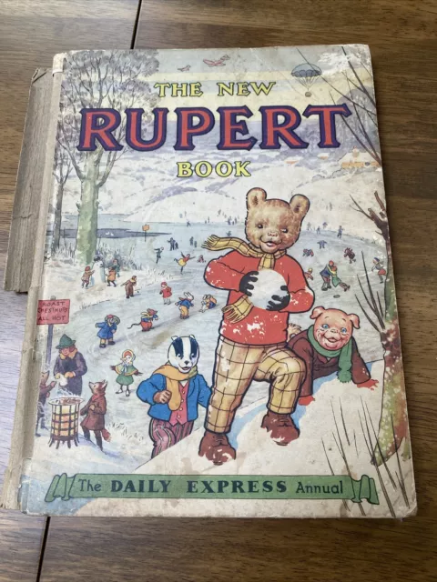 1951 The New Rupert Bear Book Annual Hardcover