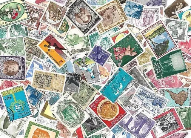 Quality Packet of 100 Different~Italy & Vatican~ Stamps~Collection~Mainly Used