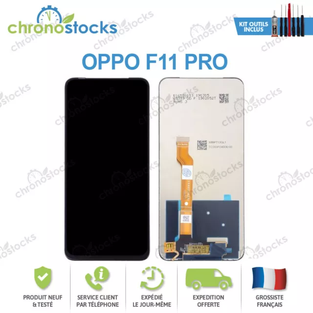 Ecran LCD vitre tactile pour Oppo F11 Pro noir