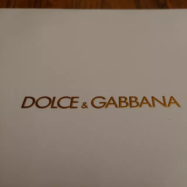 Authentic DOLCE & GABBANA Empty Shopping Gift Paper Bag Tote LARGE 15 x 10x4.875 3