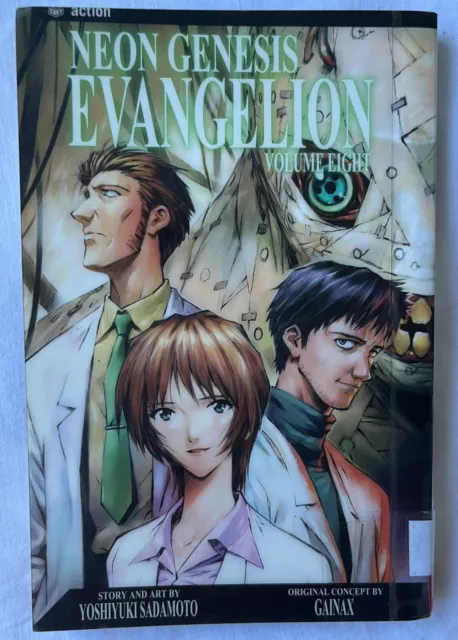 Neon Genesis Evangelion Vol. 8, 1st English Edition Manga, Viz 2004, Ex Library