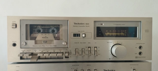 Lecteur Cassette Portable Technics RS-M1 - Stéréo Compact - Fabriqué Au Japon - Occasion Fonctionnel