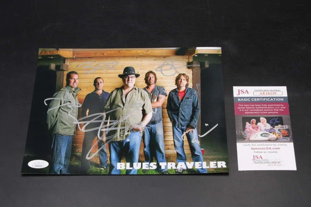 Blues Traveler Signed 8x10 Photo John Popper Autograph JSA COA D8627