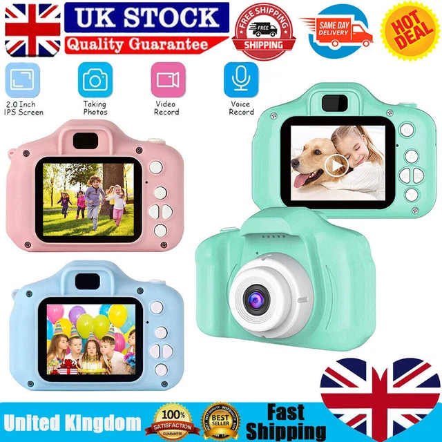 Mini Digital Children Camera HD 1080P LCD Camera Toy Gift Kids Children 32G Card