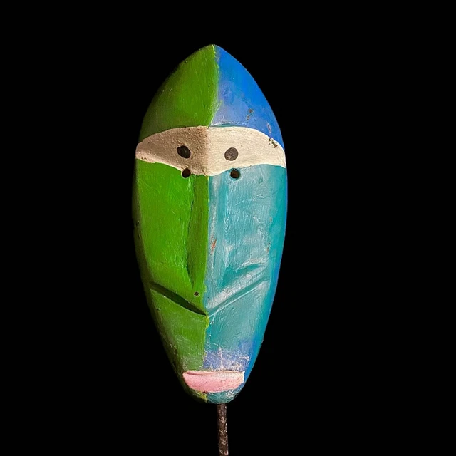 Dan Masks Carved Vintage Mask African Masks Wall Hanging Primitive Art-8059
