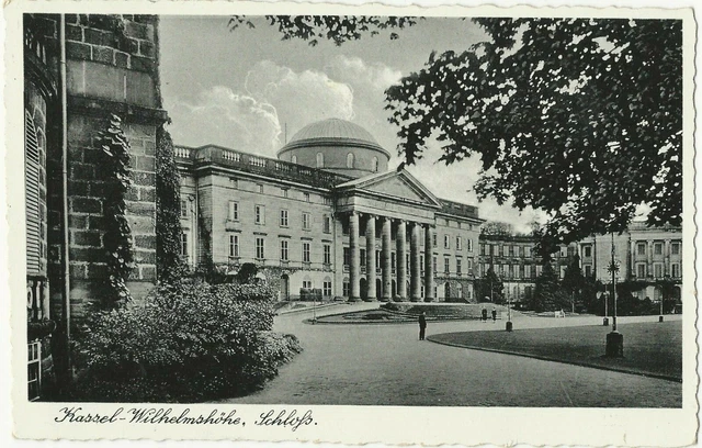alte sw AK Kassel-Wilhelmshöhe, Schloß, von 1939, (1153)