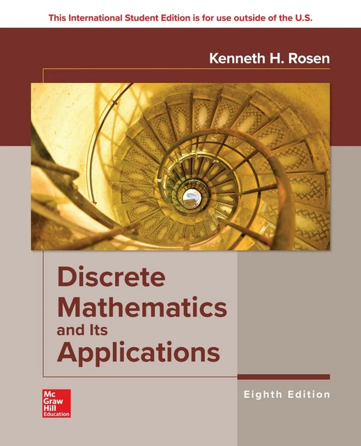DISCRETE MATHEMATICS AND Its Applications 8th Global Edition £53.36 ...