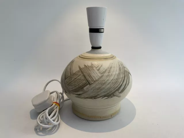Ingleton Pottery Studio Pottery Stoneware Lamp Home Decor