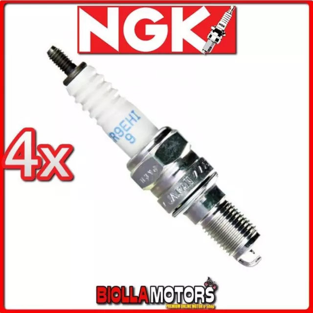4 CANDELE NGK CR9EHI-9 HONDA CBR-RR FireBlade (Y) 929CC 2000-2001 CR9EHI9