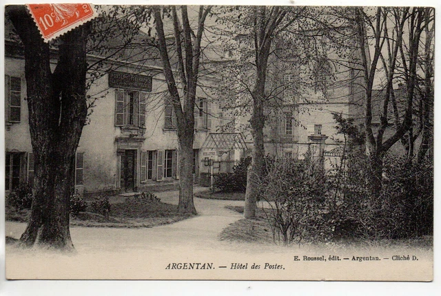 Thème LA POSTE - Bureau de Poste - CPA 61 - ARGENTAN -  la poste