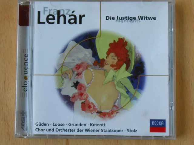 CD neuwertig Franz Lehár Die lustige Witwe Wiener Staatsoper Robert Stolz RAR