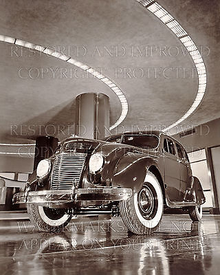 20x24 Art Deco photo: 1937 Chrysler Airflow four-door sedan in Chrysler Building