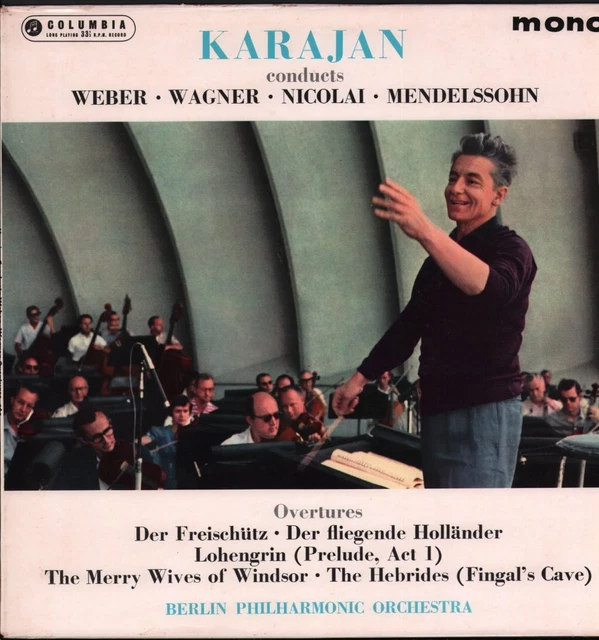 33CX1791 HERBERT VON Karajan / Berlin Philharmonic Orchestra Weber ...