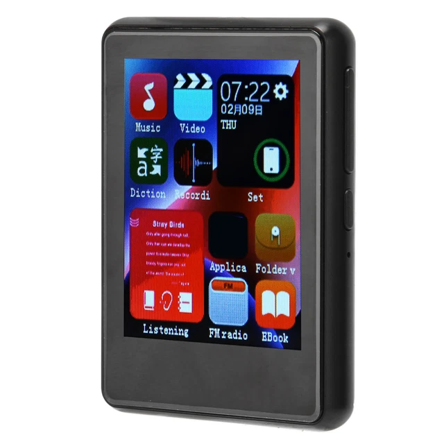 (Carte Mémoire))Lecteur MP3 5.0 Fonction E-Book Stable Lecteur De Musique
