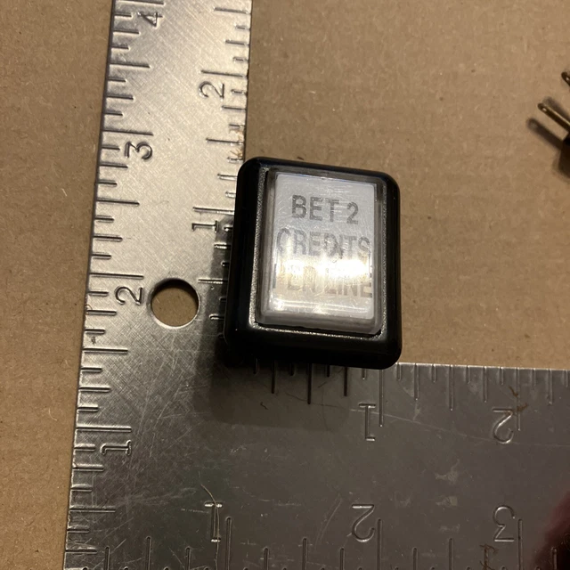 Bally Evo Bet 2 Credits Per Line Button With Bulb