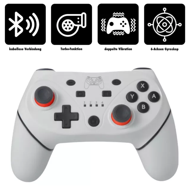 Wireless Bluetooth Pro CONTROLLER GAMEPAD + Ladekabel - Nintendo Switch (NEU)🆕✅