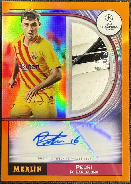TOPPS MERLIN CHROME Riyad Mahrez Match Ball Auto EUR 52,62 TOPPS MERLIN CHROME Riyad Mahrez Match Ball Auto EUR 52,62